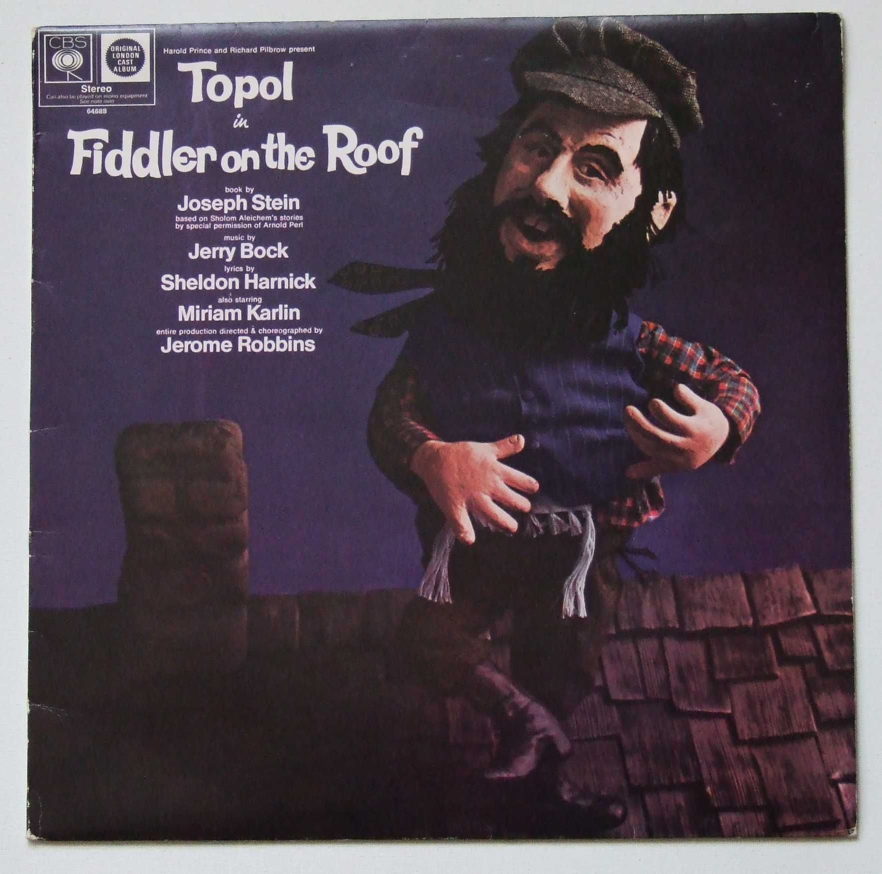 Fiddler On The Roof (Original London Cast) Skrzypek na dachu
