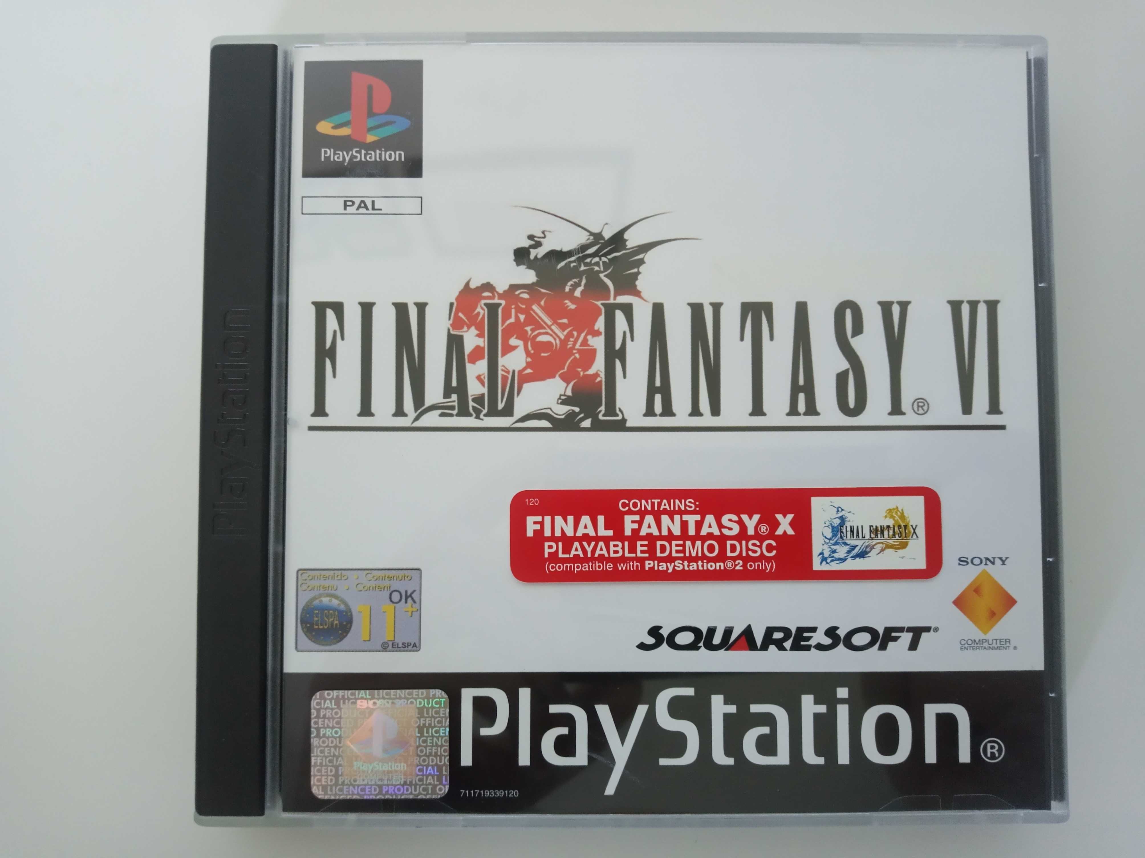 Final Fantasy VI PlayStation PSX PS1 PlayStation 3xA