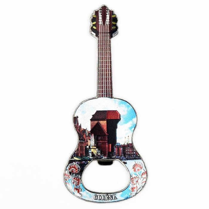 Magnes na lodówkę gitara Gdańsk Żuraw
