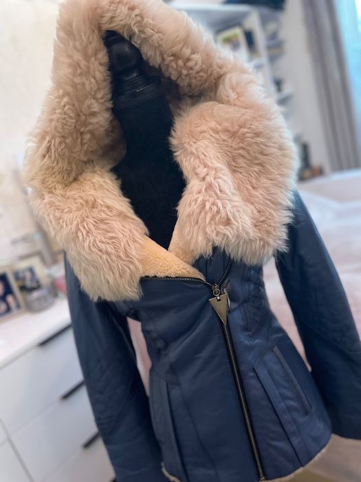 Kurtka skora Owcza kożuszek Naturalny