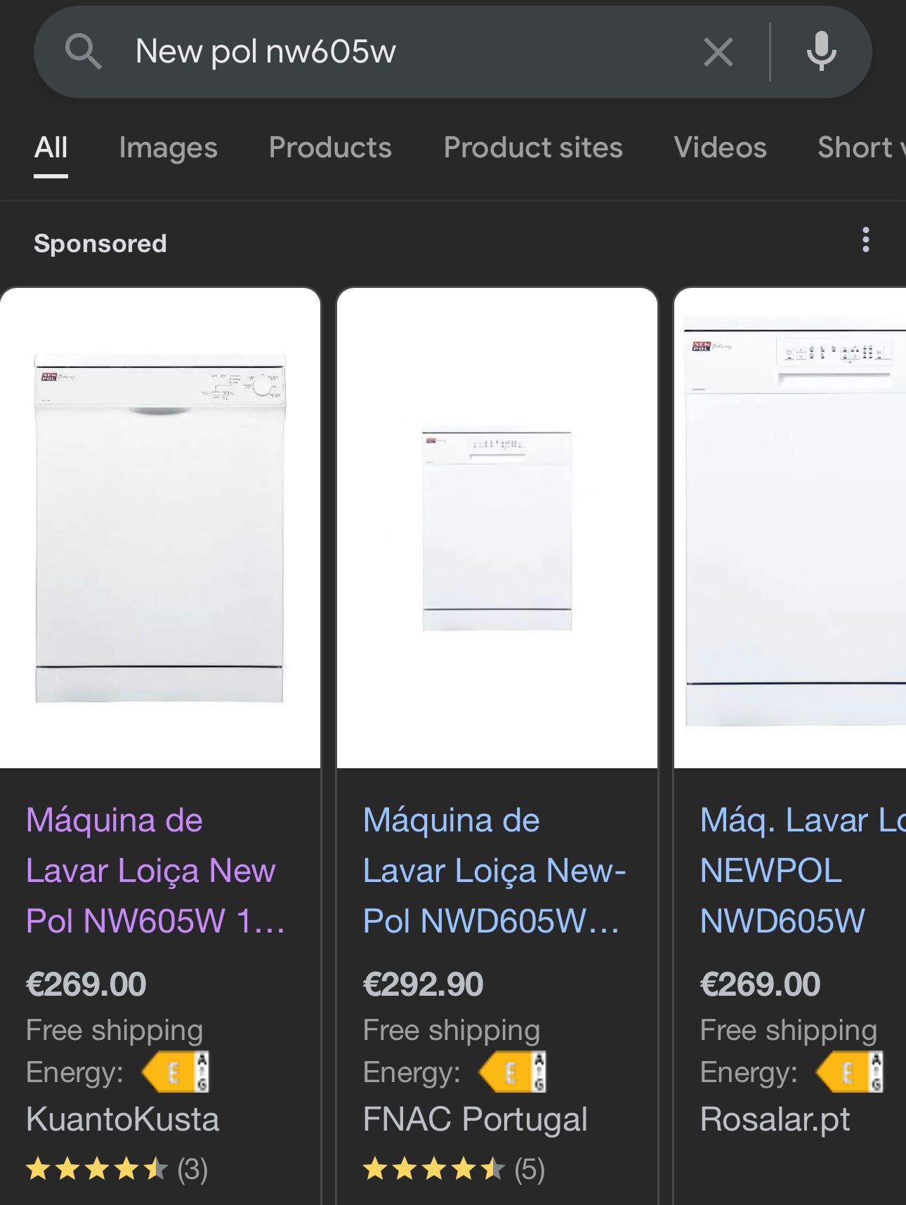 Máquina de Lavar Loiça New Pol