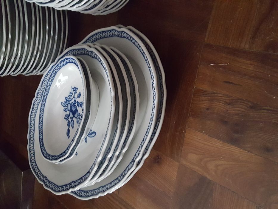 Serviço pratos viana azul