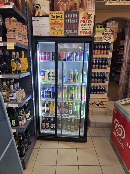 Lodówka na napoje przemysłowa , chłodziarka witryna gastronomiczna
