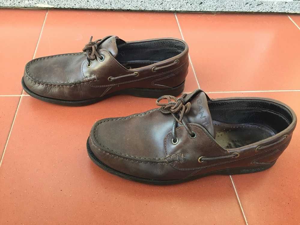 GANT -- Sapatos vela Castanho Escuro -- Nr. 43