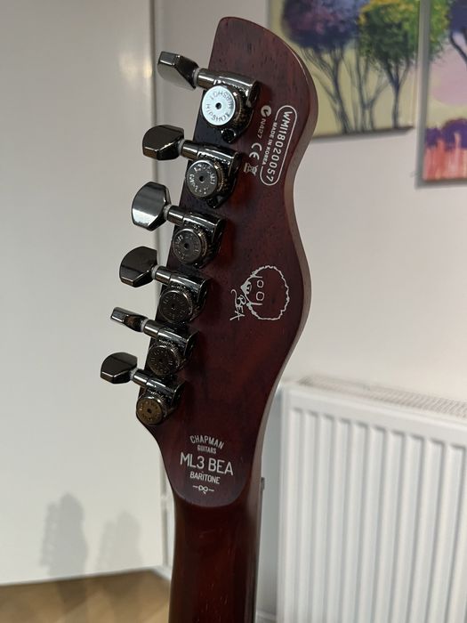 Gitara Chapman ML3 Bea Baritone Crimson + futerał