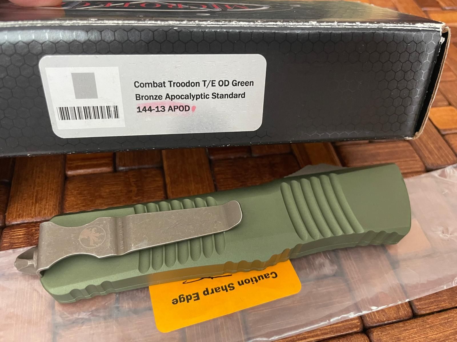 Nóż OTF Microtech Combat Troodon Green