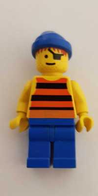 Lego system, legoland, figurka Pirates, Pirate Blue Jacket, Pirat 6286