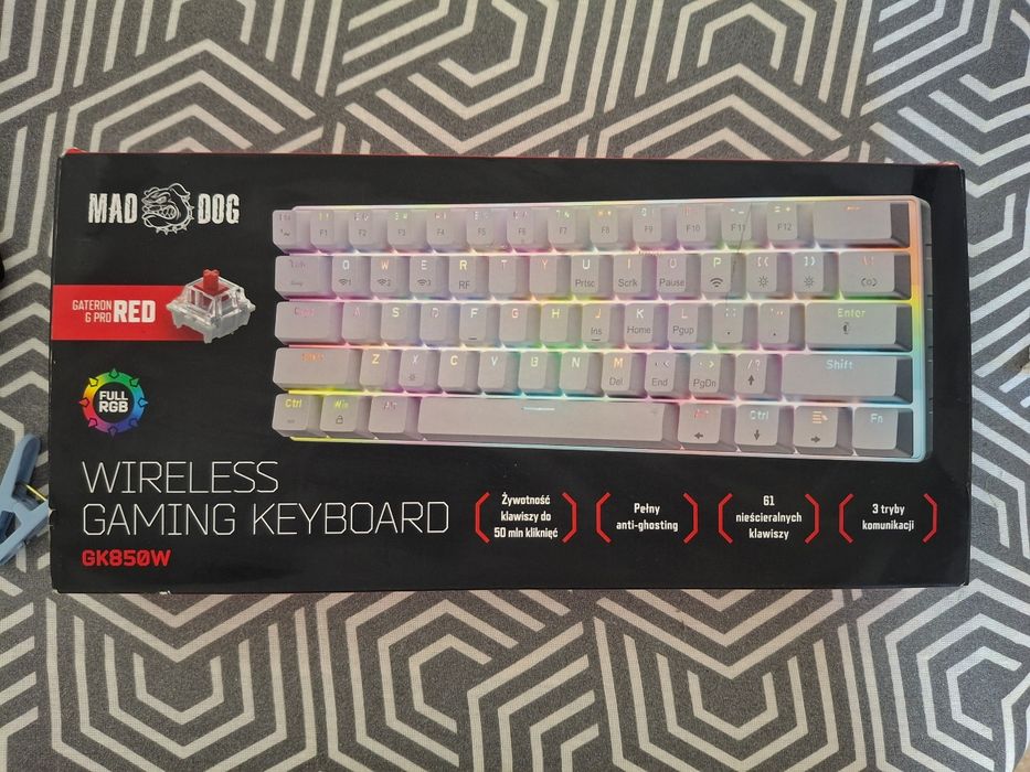 Механічна клавіатура MadDog GK850W