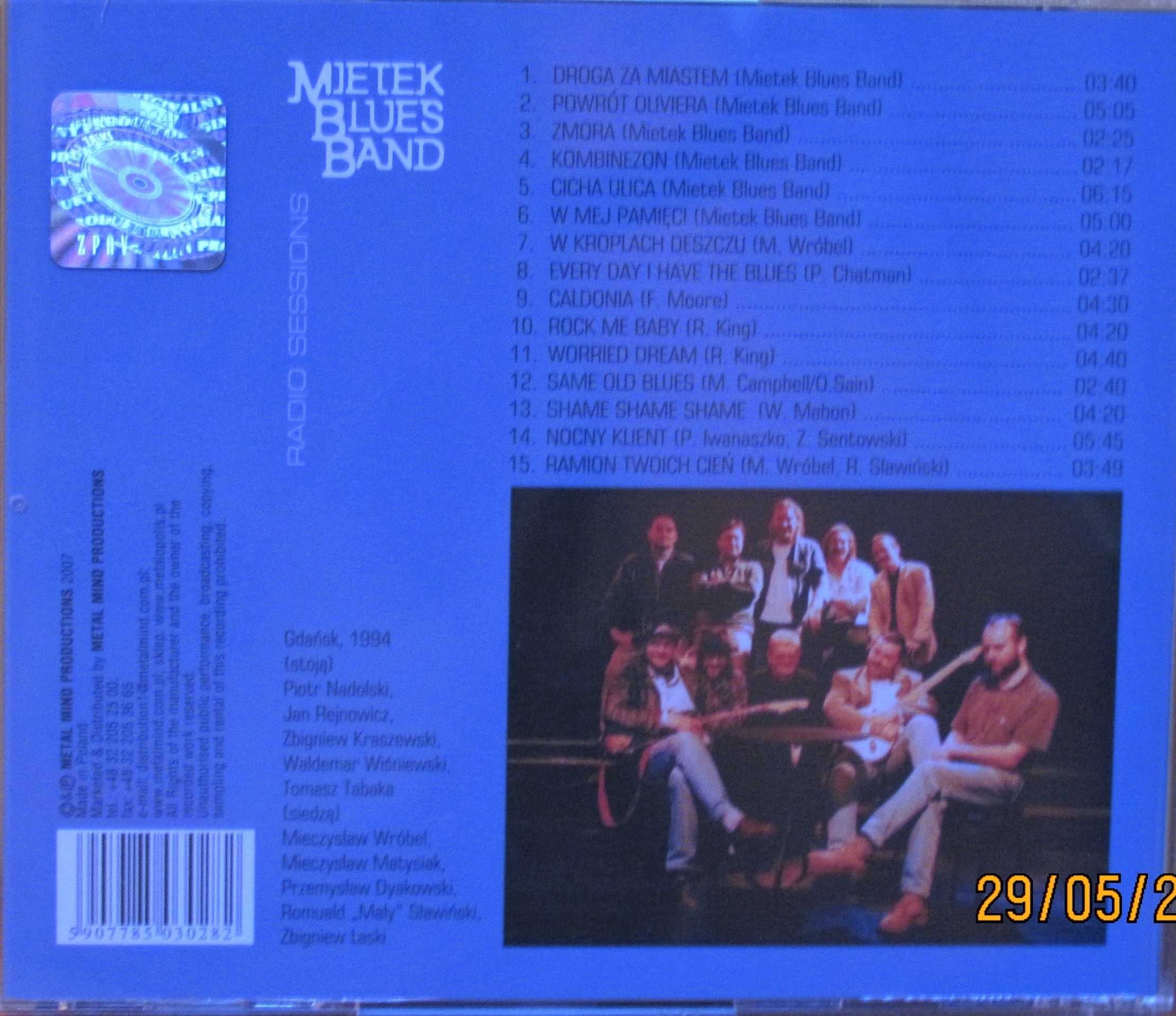 Mietek Blues Band – Radio Sessions;  CD;  (stan: nowy)
