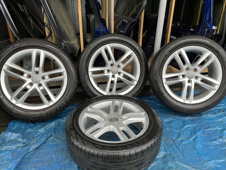 KOMPLET FELG FELGI 5X112 18 7,0JX17 ET 43 8U0601025 AA AUDI Q3 235 50 18 ALUFELGI