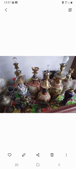 Piękna duża chińska lampa