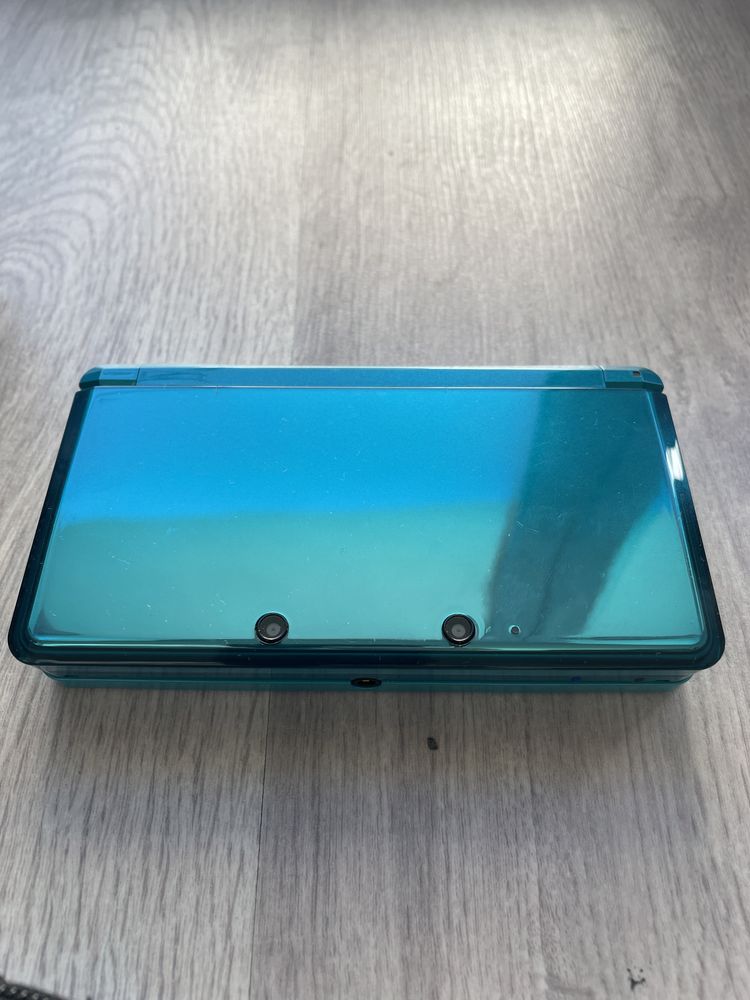 Nintendo 3ds aqua blue com jogos