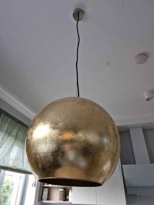 Lampa kula złota