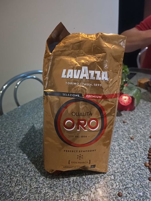 12x lavazza Oro 1kg ziarno ziarnista długa data 04.2027