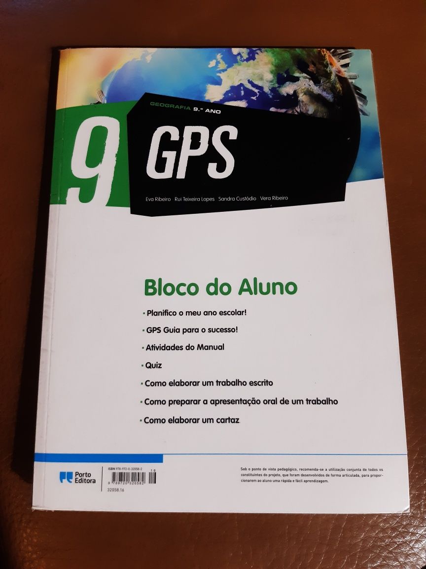 GPS 9 - Caderno actividades/ Bloco notas