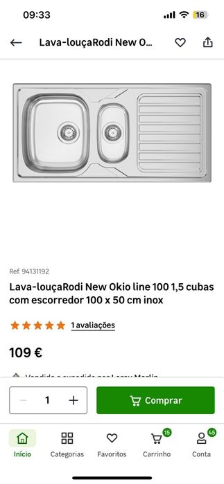 Lava Loiça + Torneira