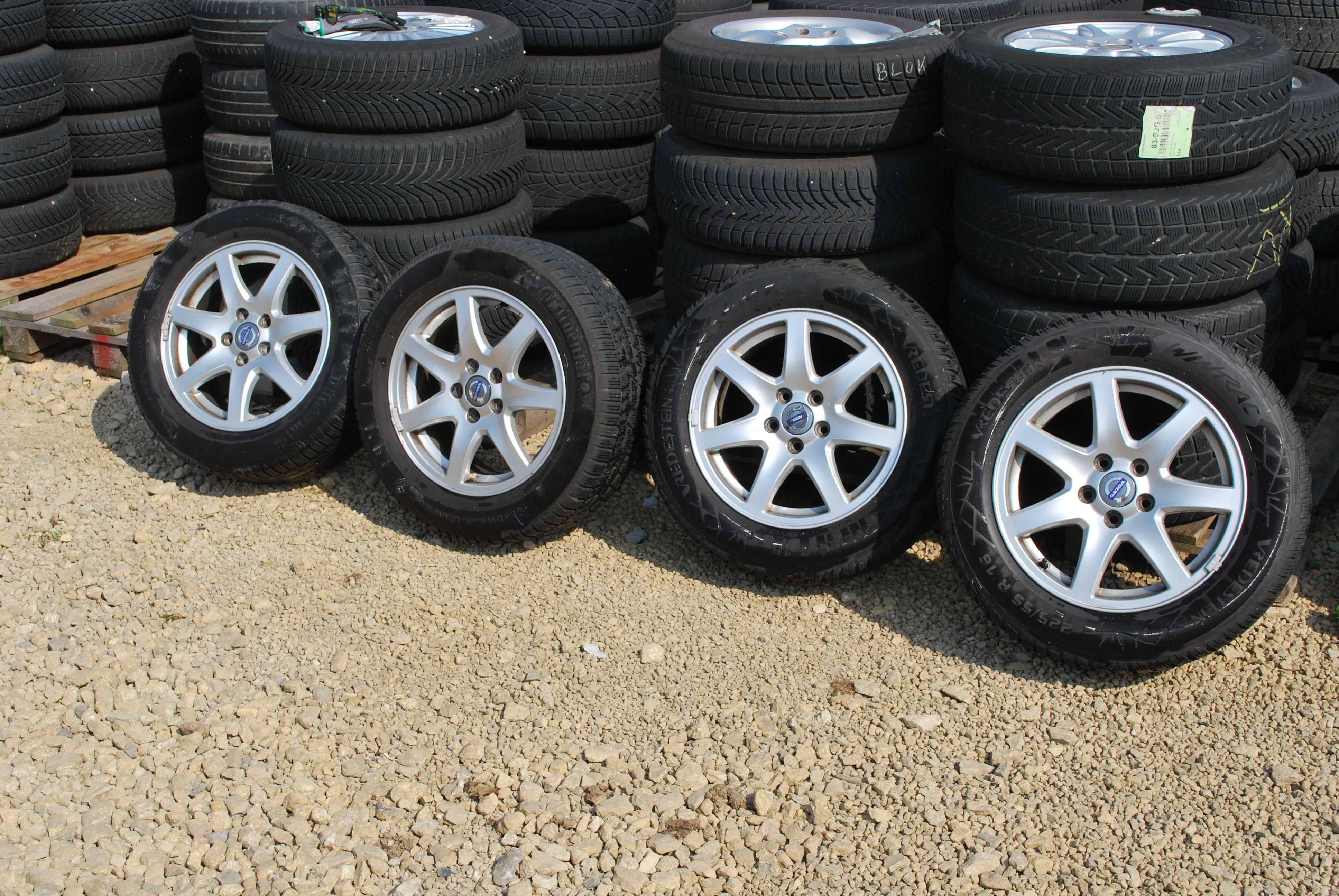 Koła 225/55 R16 5x108 Alufelgi + zimówki 2x4 2x7mm Volvo V60 V70 S80