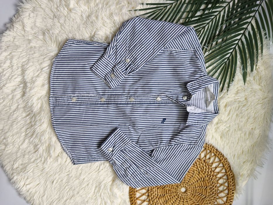 Koszula dla chłopca w paski elegancka na święta r.104 H&M