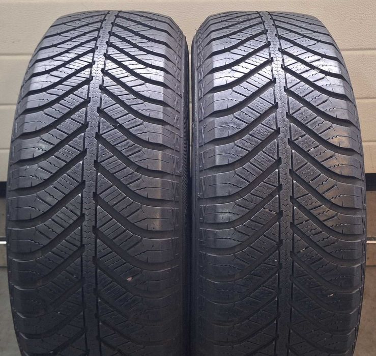 2x Opony Wielosezonowe  195/65R15 Goodyear 195/65/15 7mm Montaz