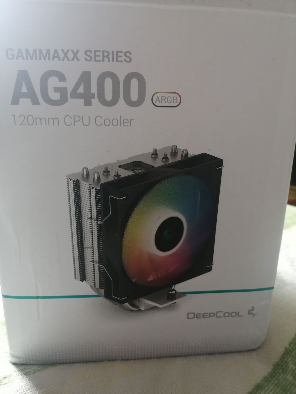 Охолодження процессора deepcool ag400 argb. Кулер.