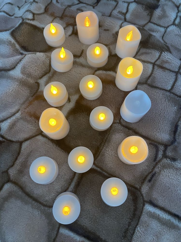 Электрические свечи доя декора (16 шт)