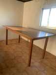 Mesa de madeira extensível