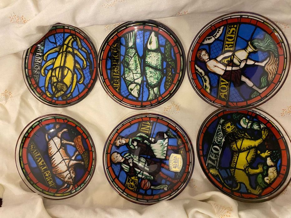 Vitrais miniatura- signos do zodíaco