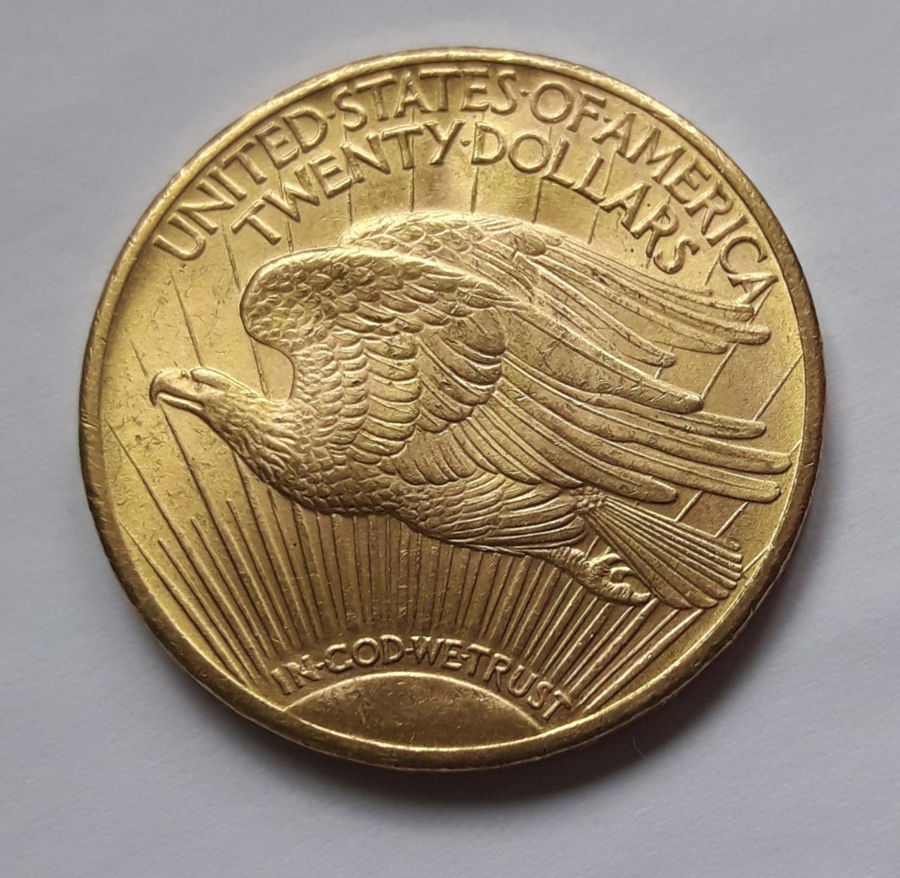 США 20 доларів 1924 золото 33,43 г проба 900 золота монета Свобода