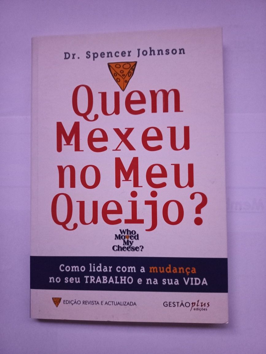 Livro novo "Quem Mexeu no Meu Queijo?"