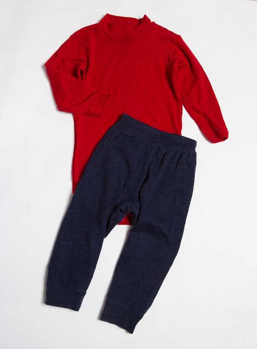 rampers body kombinezon komplet merino roz 80 Janus Nostebarn Joha