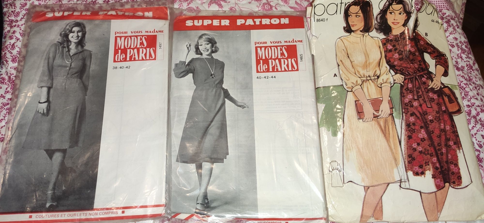 Katalog katalogi z wykrojami stare modes de Paris patron de Paris