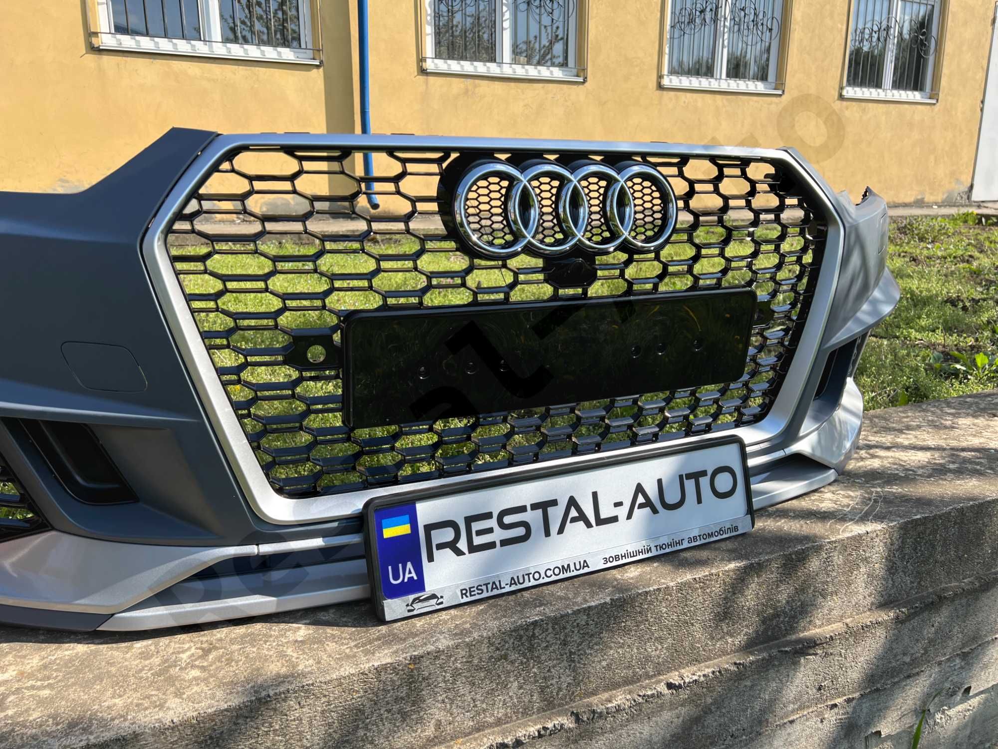 передний бампер на ауди а4 б9 стиль рс4 БАМПЕР audi a4 b9 s4 b9 rs4