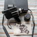 canon 518 sv super 8 – com mala, manual e lente extra