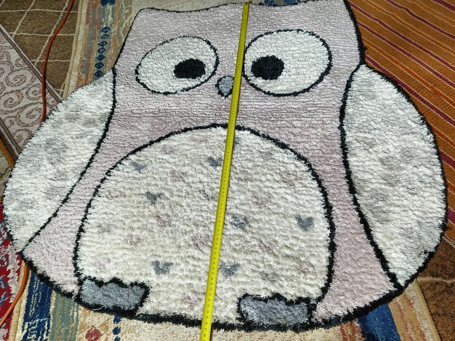 Dywanik dywan Sowa  dziecięcy dla dziewczynki
