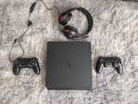 Ps4 Slim 1Tb - 2 comandos - Semi Novo