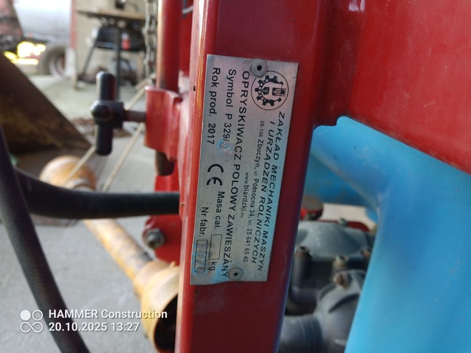 Opryskiwacz biardzki 600l 15m