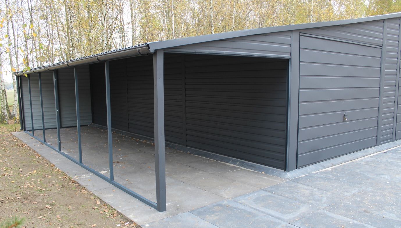 Hala rolnicza garaż blaszany magazyn 20x8m (25x10 14x8 12x5 na wymiar)