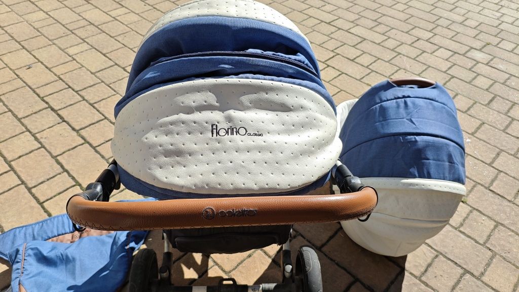 Wózek coletto 2w1 plus fotelik cybex z bazą ISOFIX