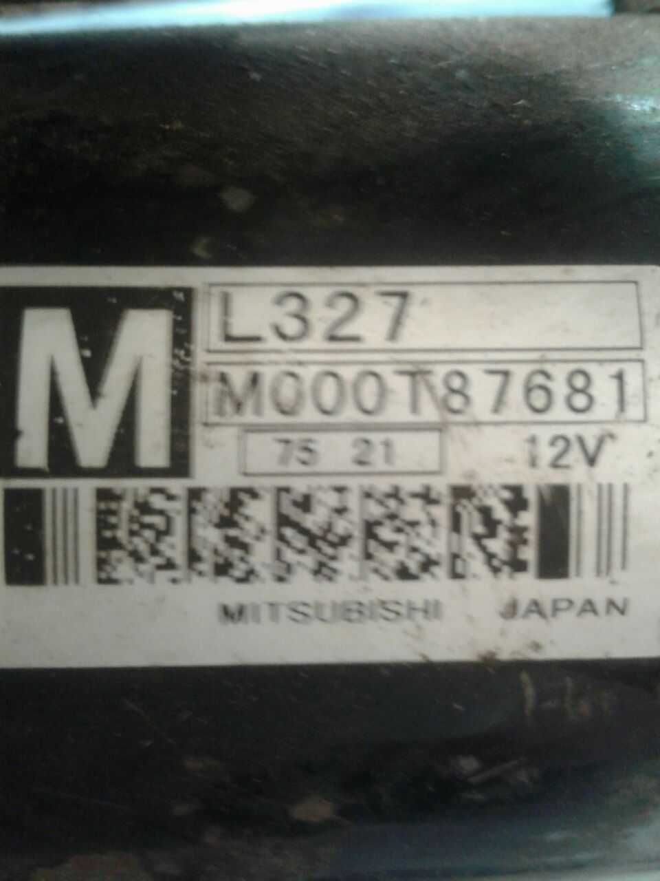Стартер M000T87681 L327 MAZDA 6 2.0 2.3 JAPAN