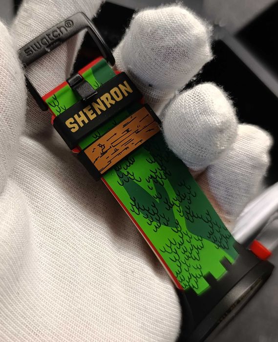 Zegarek limitowany Swatch SB01Z102 Dragon Ball Z - SHENRON X SWATCH