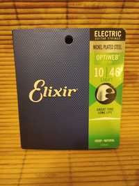 Elixir Optiweb Light 10-46 - struny do gitary elektrycznej