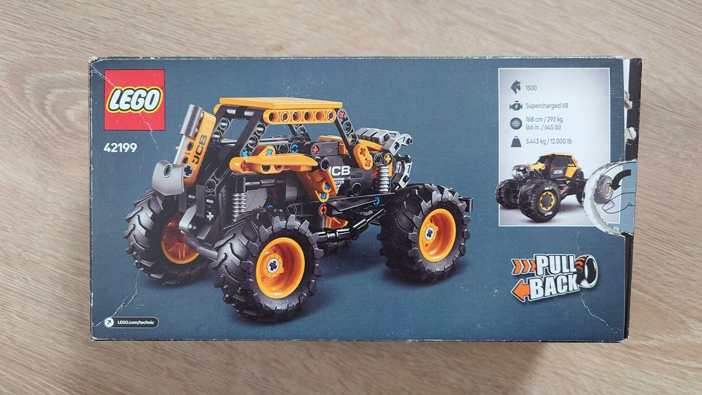 Puste pudełko Lego Technic 42199 Monster Jam DIGatron
