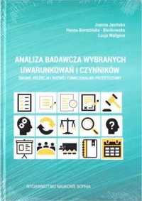 Analiza badawcza wybranych uwarunkowań. - Joanna Jasińska, Hanna Boru