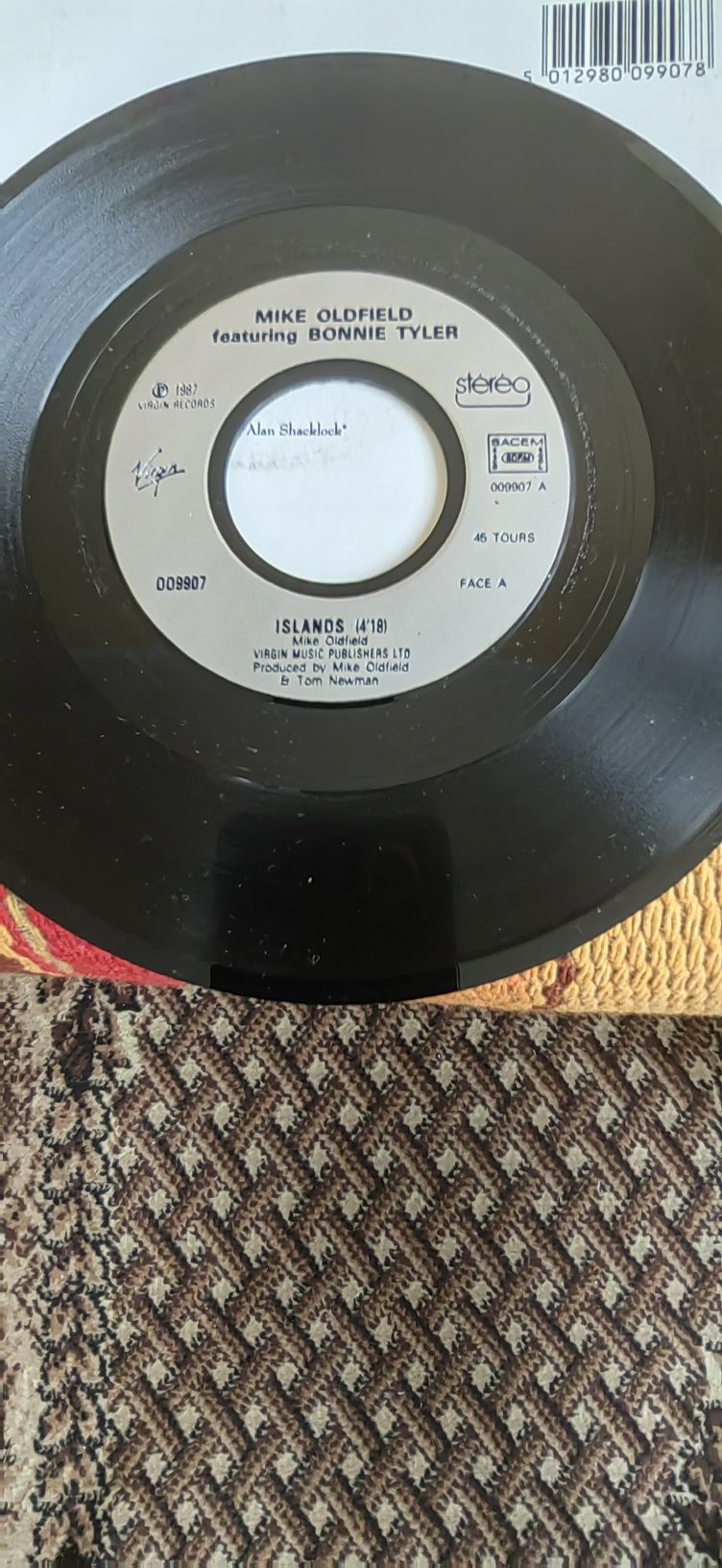 Mike Oldfield - Islands, 7"singiel winylowy