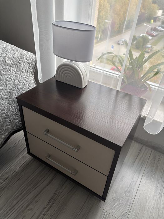 Zestaw mebli RTV, słupek niski, szafka nocna