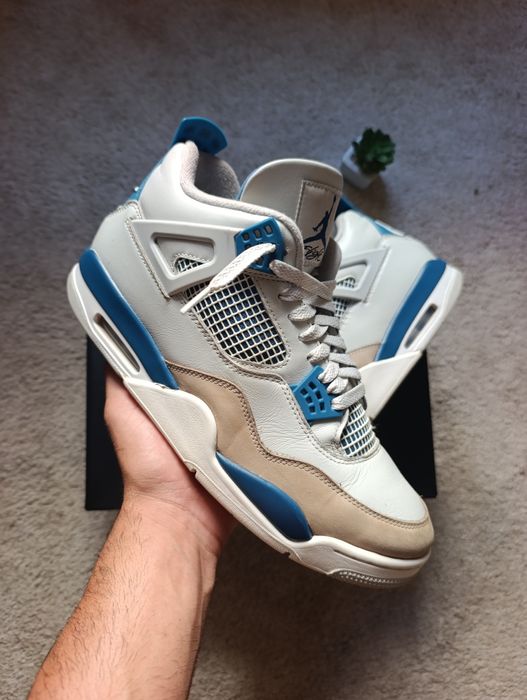 Air Jordan 4 Military Blue - tamanho 47.5