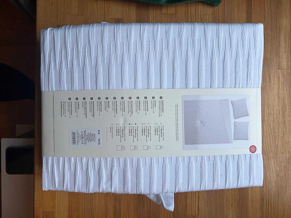 Nowa pościel Home & You żakardowa  biała 160x200cm.