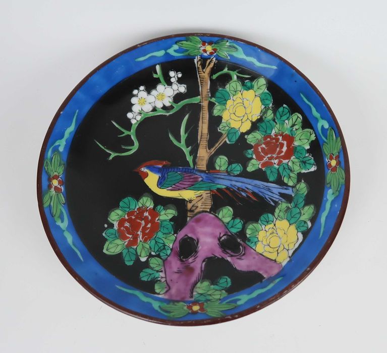 Prato Oriental em Porcelana