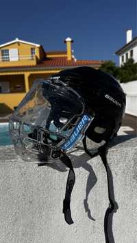 Capacete Hóquei Patins Guarda Redes Bauer