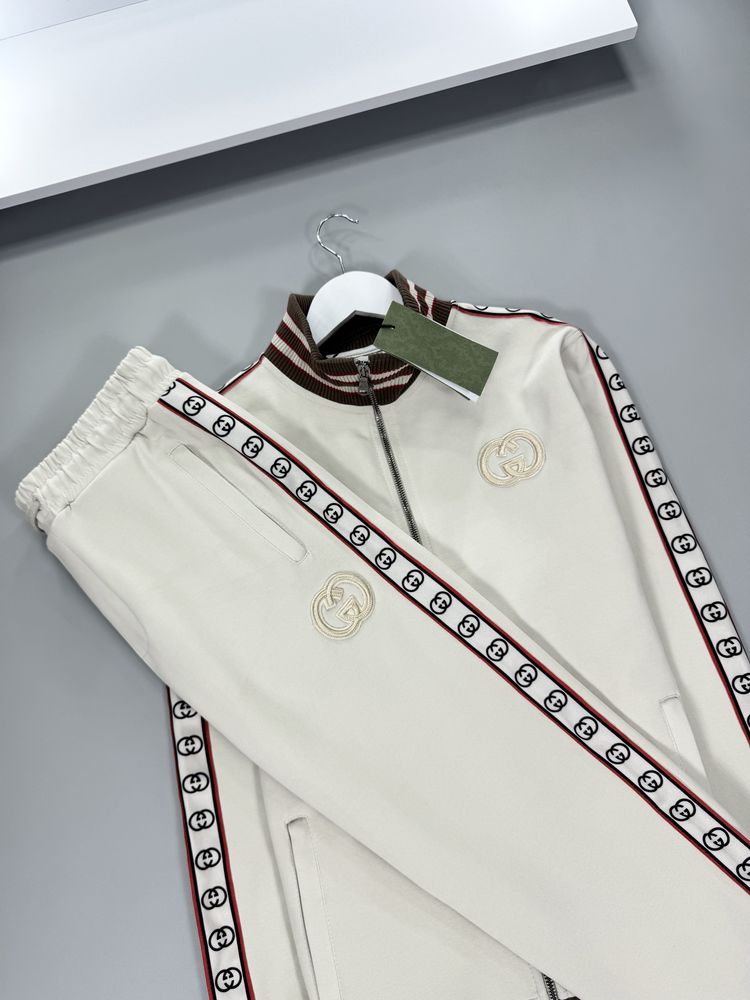 Мужской спортивный костюм Gucci lampas на лампасах